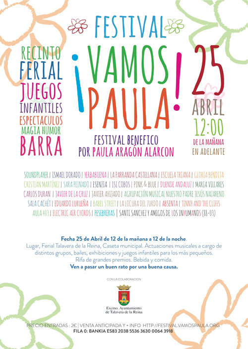 Festival Benéfico ‘¡VAMOS PAULA!’