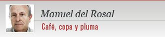 Café, copa y pluma