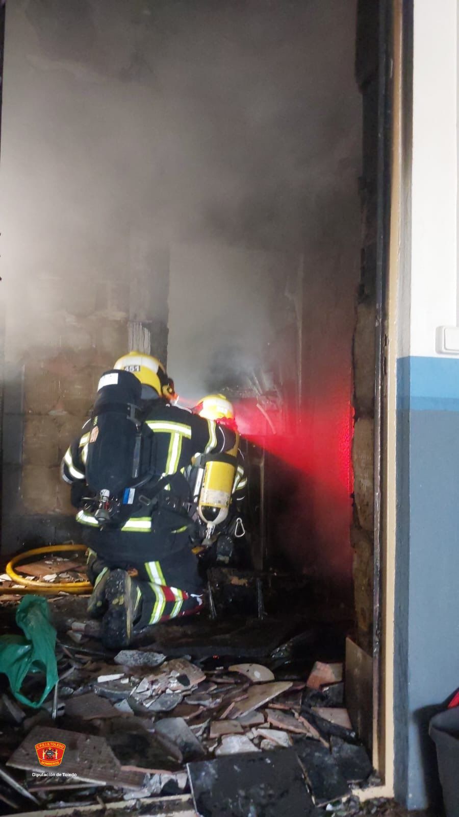 Incendio en una vivienda de Mora (Toledo)