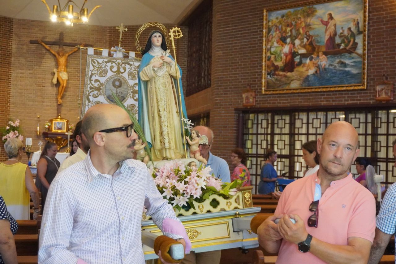 Santa Beatriz de Silva salió en procesión (Torrijo)