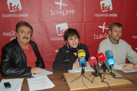 Domínguez, Arnau y Pacheco en rueda de prensa. (Foto: Carlos Granda)