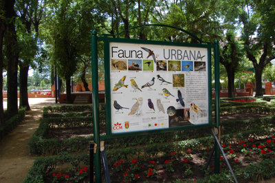 Este punto informativo servira para conocer mejor la fauna de Talavera. (Foto: J.F.)