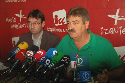 Martínez y Domínguez en rueda de prensa. (Foto: Carlos Granda)