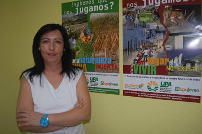 La secretaria general de UPA-Toledo, Elisa Fernández López. (Foto: J.F.)