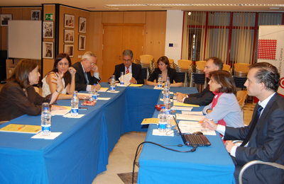 Un momento del Patronato celebrado en el CEEI de Talavera. (Foto: Carlos Granda)