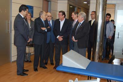 El alcalde asistió a la visita de las instalaciones. (Foto: J.F.)