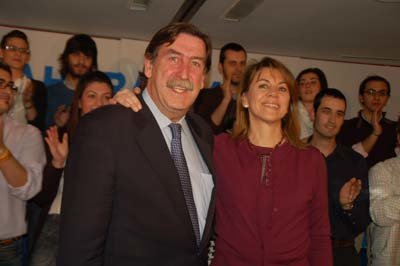 Lago será el presidente del Congreso y Cospedal, a priori, la única candidata para renovar su cargo en el PP regional. (Foto: LA VOZ DEL TAJO)