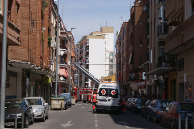 La rápida actuación de los efectivos evitó consecuencias mayores. (Foto: D.M.)