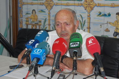 Juan Vázquez, Secretario de la Comunidad de Regantes. (Foto: J.F.)