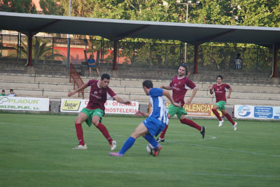 Foto de archivo del primer partido de pretemporada de los blanquiazules. (Foto: D.M.)