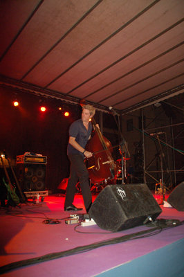 El hijo del gran actor y director americano cerró este ciclo y triunfó en la Plaza del Pan. (Foto: R.R.)