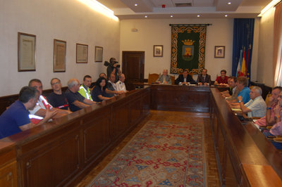 Un momento de la Junta Local celebrada en la mañana del martes en el Ayuntamiento. (Foto: Carlos Granda)