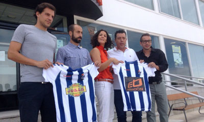 José Sánchez y Gonzalo se presentan como blanquiazules en Ébora Formación