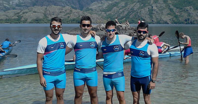 Gran actuación del K4 senior del Talak en Sanabria