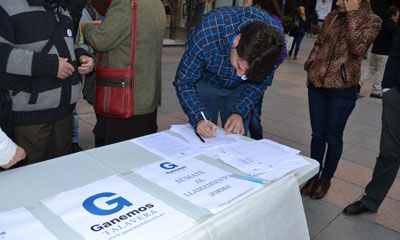 Ganemos Talavera busca el aval de la ciudadanía con 1.500 firmas