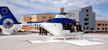 El helipuerto del Hospital “Nuestra Señora del Prado” de Talavera de la Reina alcanza las 231 intervenciones