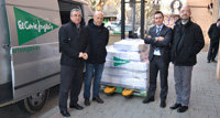 Neumáticos Inmonta entrega 10.000 kilos de alimentos a Cruz Roja y Cáritas 
