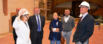 Diputación invertirá más de medio millón de euros para la recuperación de las murallas de Charcón y las que colindan con la iglesia de El Salvador