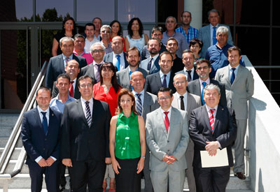 Marta García firma convenios con ayuntamientos de la provincia de Toledo para incorporar su información urbanística al Mapa de Suelo Industrial