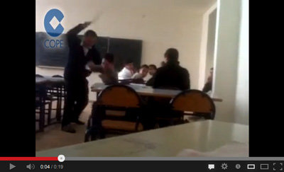 Brutal agresión de un profesor marroquí a un alumno en Melilla
