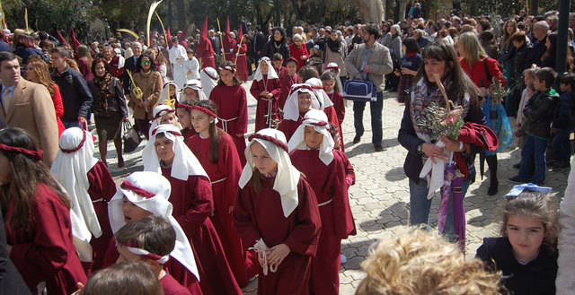 La Borriquita es la estrella del Domingo de Ramos