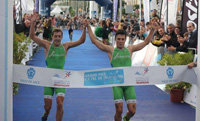 Fernando Alarza, subcampeón en Niza solo superado por el campeón mundial Gómez Noya
