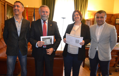 Ana María Escribano, la talaverana creadora del logo del IV Centenario del Quijote