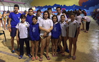 El equipo Benjamín femenino del Aqüis, subcampeón de Castilla-La Mancha