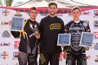 Gustavo Alcojor y Verónica García triunfaron en la liga nacional de BMX LBR