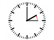 No olviden atrasar sus relojes una hora esta madrugada