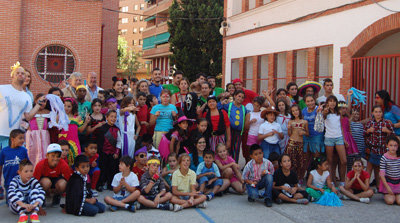 El colegio Fray Hernando acoge la clausura de los Campamentos Urbanos Adaptados de julio
