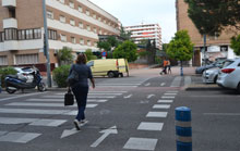 Campaña de la Policía Local de Talavera para el uso y respeto en los pasos de peatones