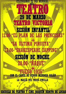 La Escuela 'Joaquín Benito de Lucas' celebra este sábado el Día Mundial del Teatro