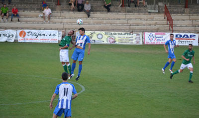 Victoria del CF Talavera sobre el Toledo en un amistoso de 'altura'