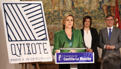 Cospedal celebra que “nuestro personaje más universal” acercará Castilla-La Mancha al mundo para crear riqueza