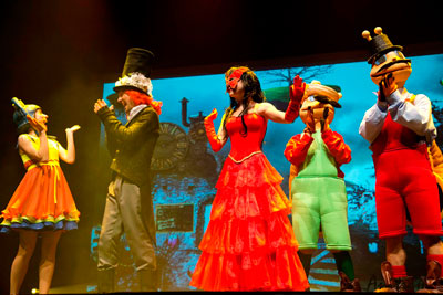 Luz, música, baile y diversión para una tarde de sábado en el Teatro Palenque con La Kalabaza de Pippa