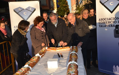 Más de cien metros de Roscón de Reyes para los ciudadanos de Talavera y comarca