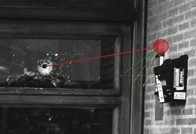 Reconstruimos cómo pudo ser el disparo que hirió a Angela