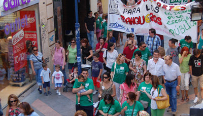 Nueva manifestación en Talavera contra la LOMCE y los recortes en el sistema educativo