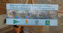 El mural de cerámica en homenaje al río Tajo estará finalizado durante el próximo mes de abril