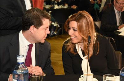 Díaz dice que admira a Page y que es la persona valiente, inteligente, decidida y audaz que necesita Castilla-La Mancha