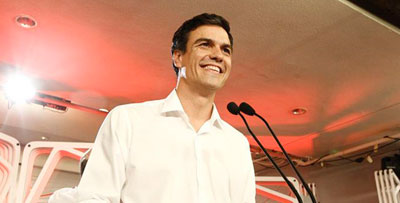 Pedro Sánchez, el nuevo secretario general del PSOE que también gana en Talavera
