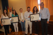 Rodríguez entrega los premios del concurso de ideas al proyecto de Patrocinio