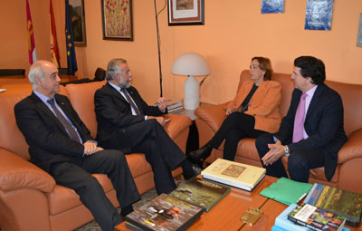 Ramos agradece el apoyo de la Consejería de Agricultura al proyecto de modernización y ampliación de la zona regable del Alberche