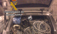 La Guardia Civil detiene a cuatro personas por robo en una vivienda de la localidad de Centenera