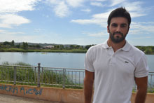 Rodrigo Cubelos: “cada vez es más difícil entrenar por la poca profundidad del caudal del río”