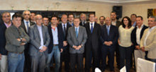 García-Tizón se reúne con los alcaldes populares de la comarca de La Sagra