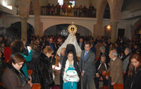 Los gamoninos veneran a su Virgen de la Candelaria