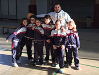El colegio Juan Ramón Jiménez participa con su club de voley en el Torneo de Navidad