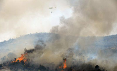 La provincia de Guadalajara arrasada por los incendios